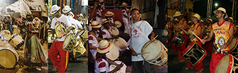 Fundações das Nações: Raízes de Pai Adão, Tupinambá, Axé da Lua, Encanto da Alegria e Encanto do Dendê
